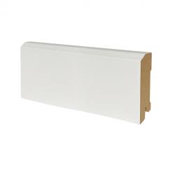 Плинтус МДФ крашеный Ликорн K-30 белый 2050×80×16