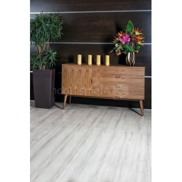 Кварцвиниловая плитка Alpine Floor клеевая Дуб Снежный ECO