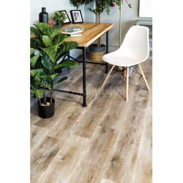 Кварцвиниловая плитка Alpine Floor клеевая Дуб Медовый ECO