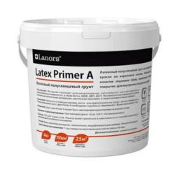 Грунтовка латексная полуглянцевая Lanors Latex Primer A для декоративных покрытий кг