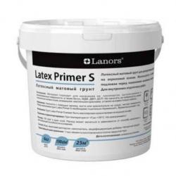 Грунтовка латексная матовая Lanors Latex Primer S для декоративных покрытий кг