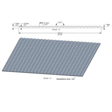 Стеновая панель под покраску Orac Decor W117 Slope 1000×1000×23 Стеновая панель под покраску Orac Decor W117 Slope 1000×1000×23