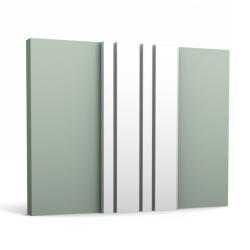 Стеновая панель под покраску Orac Decor Bar 2000×250×20 W119F