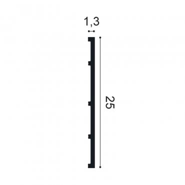 Плинтус под покраску Orac Decor SX207F, SX168, SX207