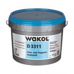 Клей для линолеума WAKOL D 3311 акриловый на водной основе 14 кг