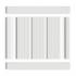 Стеновая панель из полистирола под покраску Hiwood LV127L NP 2700×120×12 Стеновая панель из полистирола под покраску Hiwood LV127L NP 2700×120×12