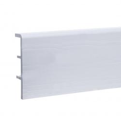 Плинтус Alpine Floor Rico Concept 80 Белый с тиснением RC80001 2200×80×20