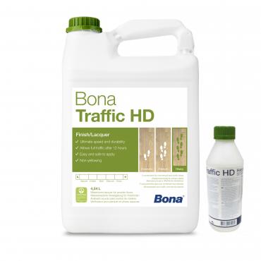 Паркетный лак Bona Traffic HD 2K полиуретановый на водной основе 4,95 л Паркетный лак Bona Traffic HD 2K полиуретановый на водной основе 4,95 л