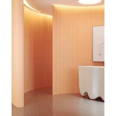 Стеновая панель под покраску Orac Decor Flute 2000×255×17