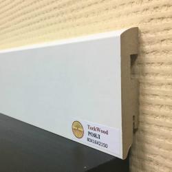 Плинтус МДФ ламинированный TeckWood белый Роял матовый
