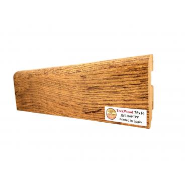 Плинтус МДФ ламинированный TeckWood Дуб Кантри