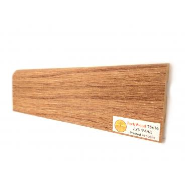 Плинтус МДФ ламинированный TeckWood Гранд 