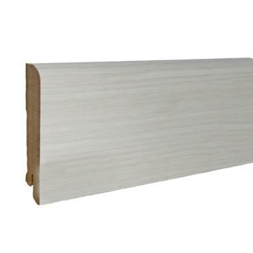 Плинтус МДФ ламинированный DeArtio Ясень белый B302-01 2050×80×16 Плинтус МДФ ламинированный DeArtio Ясень белый B302-01 2050×80×16