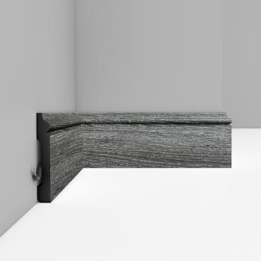 Плинтус Decomaster Дуб титан D005-87 2400×79×13 Плинтус Decomaster Дуб титан D005-87 2400×79×13