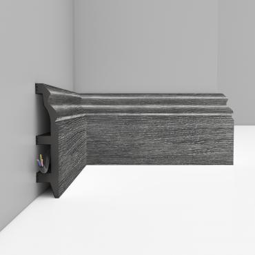Плинтус Decomaster Дуб титан D232-87 2400×100×22