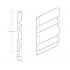 Стеновая панель под покраску Hiwood LV122 LONG NP 3000×120×12 Стеновая панель под покраску Hiwood LV122 LONG NP 3000×120×12