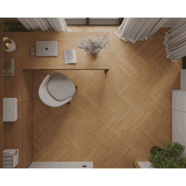 Кварцвиниловый SPC ламинат Alpine Floor Титан Паркет Аполлон ECO 29-2-R венгерская елка 600×125×6