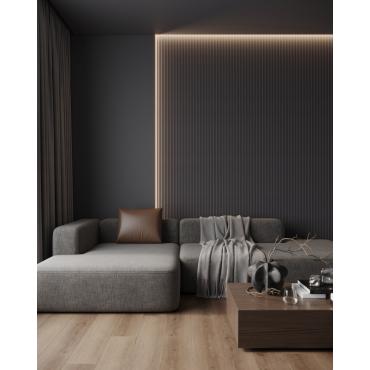 Стеновая панель Ultrawood Next WPC 2900×118×11 WPC 002 LT, WPC 002 GR, WPC 002 WH