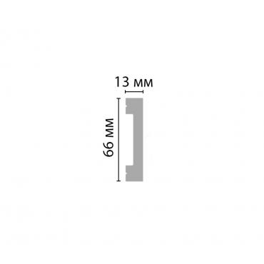 Плинтус под покраску Decomaster D157 2000×66×13 Плинтус под покраску Decomaster D157 2000×66×13
