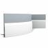 Плинтус под покраску Orac Decor Axxent 2000×148×17