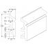 Плинтус под покраску Orac Decor Axxent SX122 2000×79×22