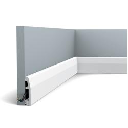 Плинтус под покраску Orac Decor Axxent SX125 2000×69×14