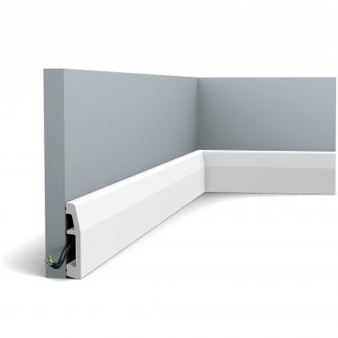Плинтус под покраску Orac Decor Axxent SX125 2000×69×14 Плинтус под покраску Orac Decor Axxent SX125 2000×69×14