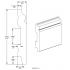 Плинтус под покраску Orac Decor Select 2000×69×11