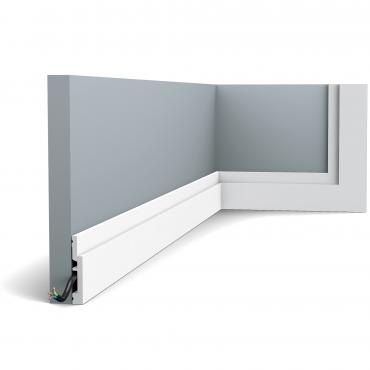 Плинтус под покраску Orac Decor Select 2000×75×12