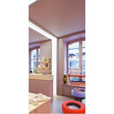 Потолочный плинтус под покраску Orac Decor Modern Antonio C373 с подсветкой 2000×50×80 