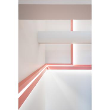 Потолочный плинтус под покраску Orac Decor Modern L3 C380 с подсветкой 2000×50×50