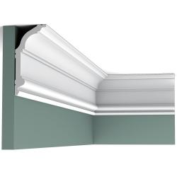 Потолочный плинтус под покраску Orac Decor Luxxus 2000×64×141