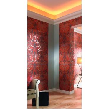 Потолочный плинтус под покраску Orac Decor Luxxus с подсветкой 2000×124×148 Потолочный плинтус под покраску Orac Decor Luxxus с подсветкой 2000×124×148