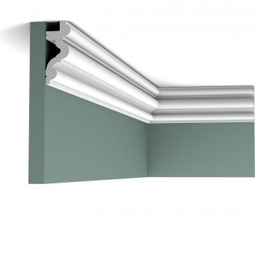 Потолочный плинтус под покраску Orac Decor New Classic C324 с подсветкой 2000×34×83