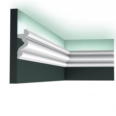Потолочный плинтус под покраску Orac Decor New Classic C324 с подсветкой 2000×34×83