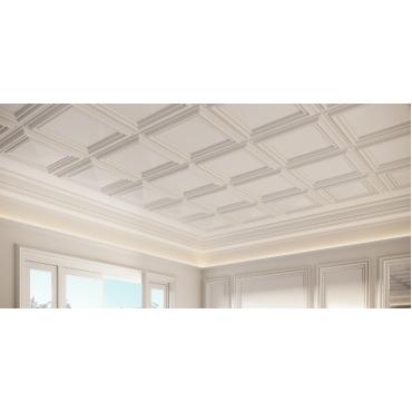 Потолочный плинтус под покраску Orac Decor New Classic C324 с подсветкой 2000×34×83