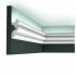 Потолочный плинтус под покраску Orac Decor New Classic C324 с подсветкой 2000×34×83