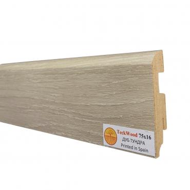 Плинтус МДФ ламинированный TeckWood Дуб Тундра Плинтус МДФ ламинированный TeckWood Дуб Тундра