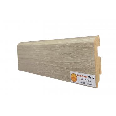 Плинтус МДФ ламинированный TeckWood Дуб Тундра Плинтус МДФ ламинированный TeckWood Дуб Тундра