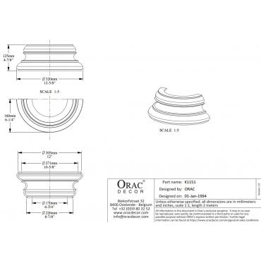 База под покраску Orac Decor База под покраску Orac Decor
