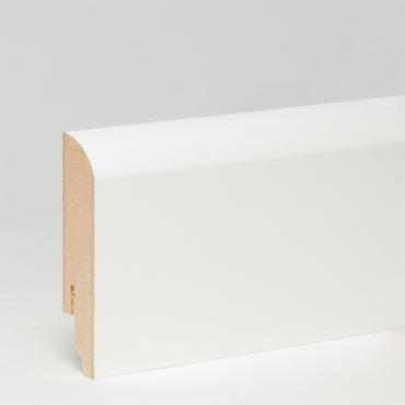 Плинтус МДФ ламинированный TeckWood белый Титан 2150×70×16 Плинтус МДФ ламинированный TeckWood белый Титан 2150×70×16