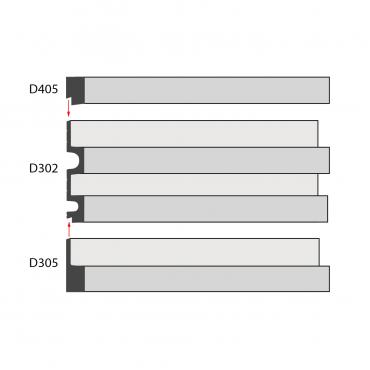 Финишный молдинг Decomaster Eco Line D405-115 2900×31×21