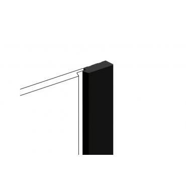 Финишный молдинг Hiwood LF124B BK 2700×31×12 Финишный молдинг Hiwood LF124B BK 2700×31×12