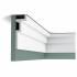 Потолочный плинтус под покраску Orac Decor Modern C396 с подсветкой 2000×61×185