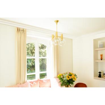 Потолочный плинтус под покраску Orac Decor Modern C396 с подсветкой 2000×61×185