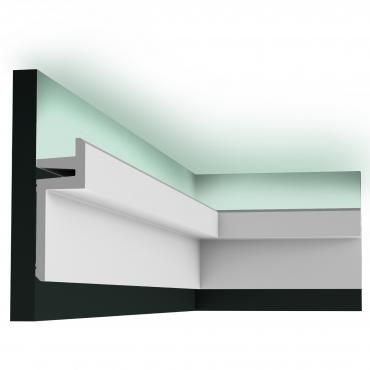 Потолочный плинтус под покраску Orac Decor Modern L3 C382 с подсветкой 2000×50×140 Потолочный плинтус под покраску Orac Decor Modern L3 C382 с подсветкой 2000×50×140