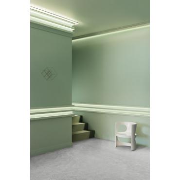 Потолочный плинтус под покраску Orac Decor Modern L3 C382 с подсветкой 2000×50×140 Потолочный плинтус под покраску Orac Decor Modern L3 C382 с подсветкой 2000×50×140