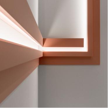 Потолочный плинтус под покраску Orac Decor Modern L3 C382 с подсветкой 2000×50×140 Потолочный плинтус под покраску Orac Decor Modern L3 C382 с подсветкой 2000×50×140