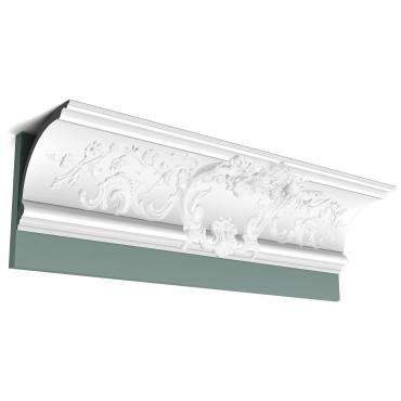 Потолочный плинтус под покраску Orac Decor Orac Luxxus C338A 2000×182×182