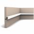 Потолочный плинтус под покраску Orac Decor Select с подсветкой 2000×30×20 Потолочный плинтус под покраску Orac Decor Select с подсветкой 2000×30×20